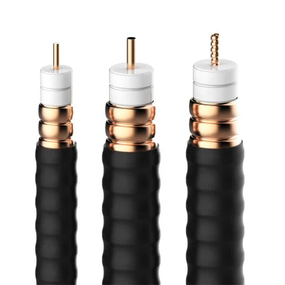 Câble Coaxial Flexible RF 50 Ohms, Super chargeur, câble Coaxial en cuivre ondulé 1/2 1/4 7/8 pouces, câble qui fuit